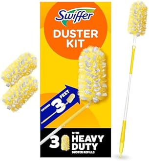 PG SWIFFER 360 Duster Extender Kit 3, Includes Unscented Duster