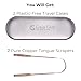 Gaia Guy Copper Tongue Scraper with Metal Case - 2 Pack - Plastic Free Tongue Scrapers for Adults, Tongue Cleaner for Oral Care & Hygiene