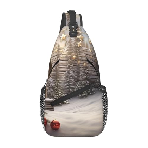 Bolso bandolera cruzado para hombre y mujer negro miniatura 1