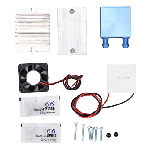 Kit de Enfriador Termoeléctrico Peltier, Dispositivo de Elemento Peltier de 12 V Y 72 W, Disipador Térmico de Enfriador Termoeléctrico con Ventilador de Enfriamiento de 40 Mm, Placa de Enfriamiento de