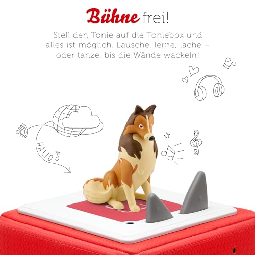 tonies Hörfiguren für Toniebox, Lassie – Freunde fürs Leben, Hörspiel für Kinder ab 4 Jahren, Spielzeit ca. 50 Minuten