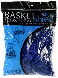 Gift Basket Bag and Box Shred 2 Oz Bag Blue