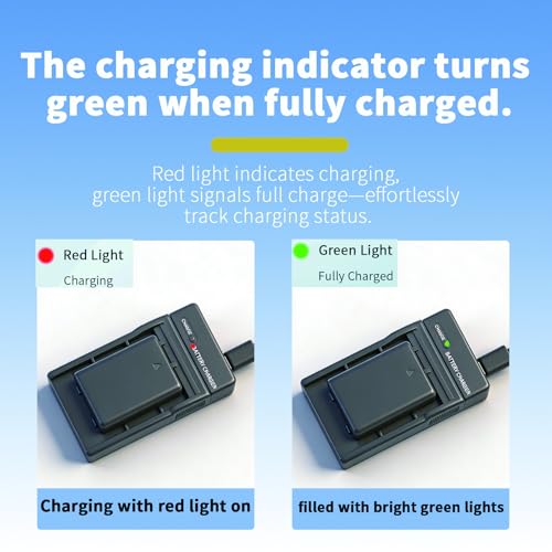Image of LP-E10 USB Battery Charger Compatible with Canon EOS Rebel T7 T6 T5 T3 T100 DSLR Cameras, Replacement for LC-E10 LC-E10E, Fits EOS 2000D 1500D 1300D 1200D 1100D 3000D 4000D kiss X50 X70 X80 X90