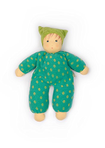 Nanchen Organic Cotton Waldorf Doll "Schnucki" (Green)