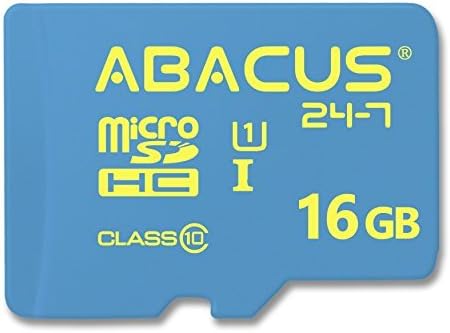 Abacus24-7 Micro SD 16GB Memory Card [Class 10] with SD Adapter