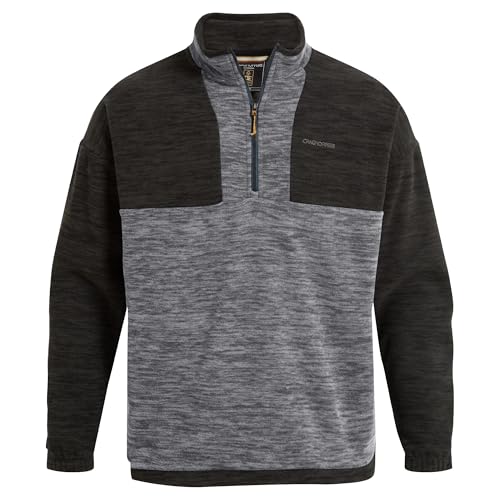 Polaire semi-zippée Esk pour homme, un pull-over chaud et confortable