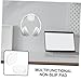 NUOBESTY 6pcs Nano Non Slip Pad Transparent Pad for Phone Holder Traceless Adhesive Stickers for Home Use Square Round Versatile and Strong Viscosity for Smooth Surfaces