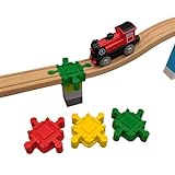 missing piece - Duplo Adapter 4X mini für Holzeisenbahnen (3 Stück)