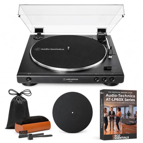 Audio-Technica AT-LP60X-BK Turntable Bundle