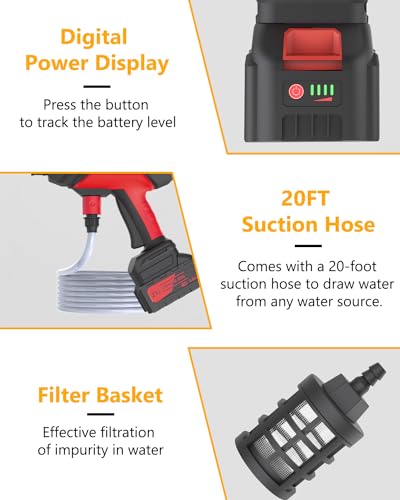 Portable Power Washer Battery Operated