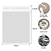 SUREHOME Cookie Bags with Seal, 200 Pcs 5x6 Inch Clear Self Sealing Cellophane Bags for Cookie Packaging Resealable Cello Treat Bag Plastic Individual Cookies Bag for Gift Giving Favors Candy Wrappers