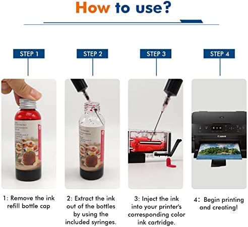 Ink Refill Kit Compatible with PIXMA Series 250/251 270/271 280/281 image 5