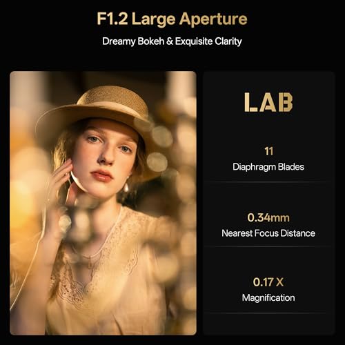 Image of VILTROX AF 35mm F1.2 LAB FE Lens for Sony E Mount, 35mm f /1.2 Wide-Angle Fixed-Focus Full Frame Lens with HyperVCM Motor Compatible with Sony Camera a7IV a7RV a9II a7CII ZVE1 A1 a6700 a6400