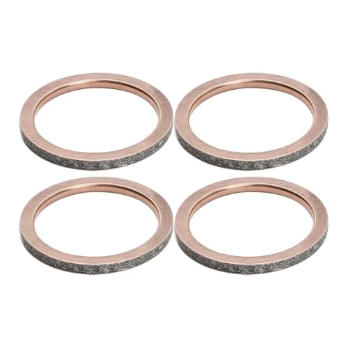 オートバイ用パイプガスケット YZFR1 YZF-R1 R1M 2015-2023 R1S 16-18 FZ10 16-17 MT-10 MT10 2016-2023 に適合(4 pcs)