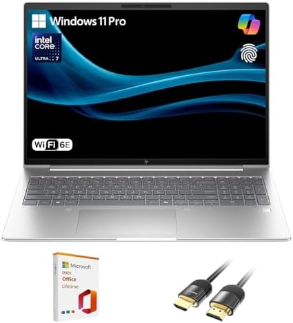 HP EliteBook 660 G11 16" FHD Business Laptop - Intel Core Ultra 7...