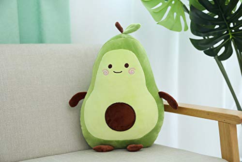 Mhtop 115cm Plush Toy giant Avocado Pillow Doll super soft Napping Cushion  stuffed Decoration Creative Xmas birhday Gift avocado pillow about 60cm