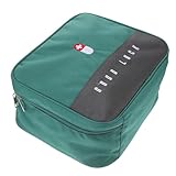 Trousse de voyage pour : en tissu oxford doublé de fibres de polyester, elle est résistante à l'eau et durable, trousse de secours