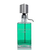 The Perfect Measure Mouthwash Dispenser Lead-Free Crystal with Chrome Pump
