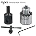 Produktbild Fansport 4PCS Bohrfutter Set Chuck Key Bohrfutter SchraubenschlüSsel Hex Adapter