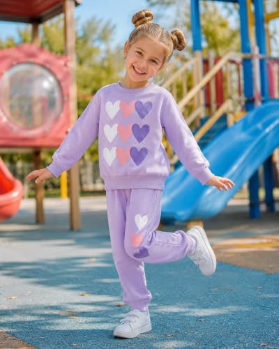 Image of Girls 2 Piece Outfits Toddler Girls Leopard Print T-Shirt and Leggings Set School Outfits Girl Clothes Fall Sets