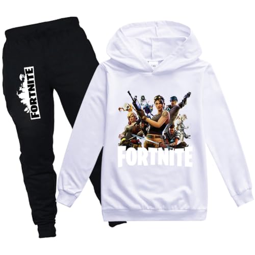 [Colorino] KIKI-Style W[W q ㉺Zbg p[J[  pc  tH j̎q ̎q  LbY X|[c 2_ v[g 2-16 100-170CM Set15(zCg,140CM)