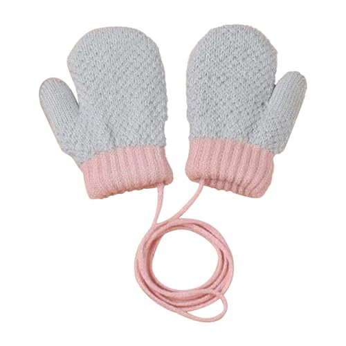 Guantes de invierno para niños - Guantes antipérdida de dedos completos | Protección para juegos de nieve Guantes de felpa para niños pequeños | Para niños pequeños en edad preescolar jardín patinaje