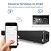 FULOXTECH TV Sound Bar, Upgraded Soundbar for TV 36.5-Inch 40W 2.0 Channel Wireless & Wired Bluetooth Sound Bars Home Theater Surround Speakers Incl Optical Cable,Remote, Black (Upgraded Version)