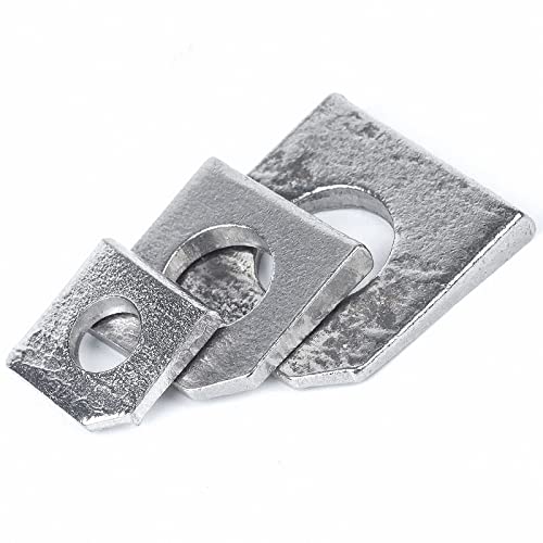 1Pcs M6 M8 M10 M12 M14 M16 M20 M22 M24 M27 M30 A2 304 Stainless Square Bevel Washers Square Taper Gasket For Slot Section Gb853 (Inner Diameter: M24) #TOP22