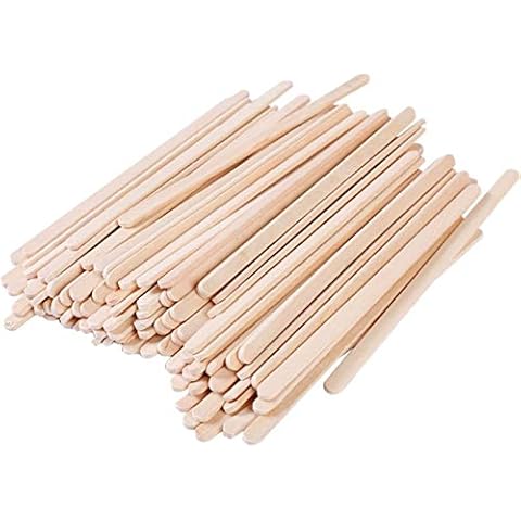 Wooden Coffee Stir Sticks Disposable, Suitable For Tea Drinks and Bartending, 7 Inches (200 Sticks) Cover