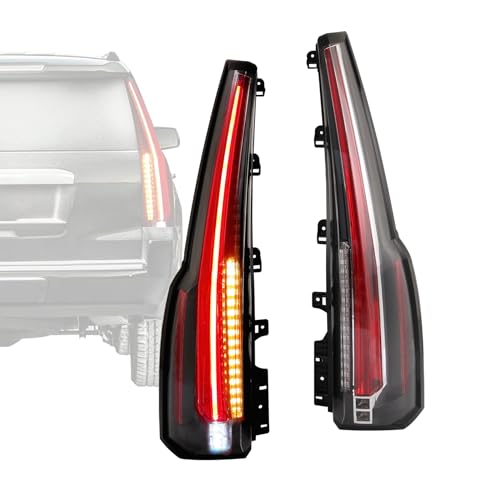 JDMSPEED New Tail Lights LED Rear Lamp Brake Replacement For GMC Yukon Cadillac Escalade Style 2015 2016 2017 2018 2019 2020