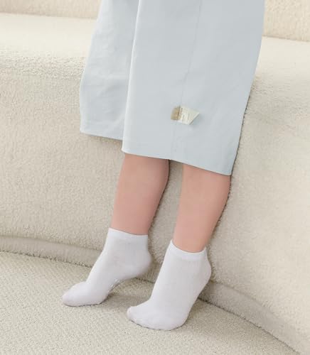 Image of JAKIDAR 12-Pair Baby Socks Non-Slip Cotton Toddler Socks Ankle Socks for Baby Toddler Kids