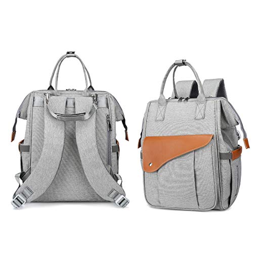 Sac à langer maman motif floral résistant aux fuites et facile à laver