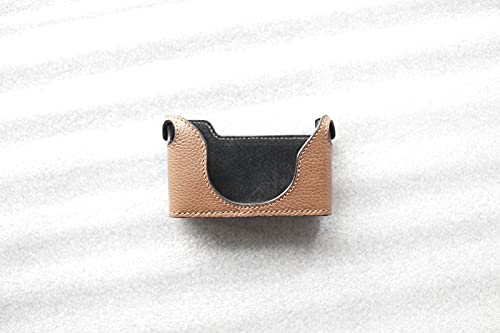 Housse en cuir véritable pour Olympus 35 DC étui marron fait main