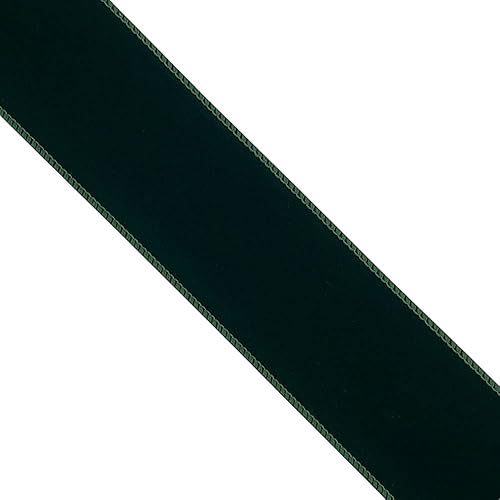 Miniatura 4 de WR 63-5033 - Cinta de terciopelo con borde con alambre de 2.5 pulgadas x 10 yardas para manualidades, envoltura de regalos, decoración del hogar