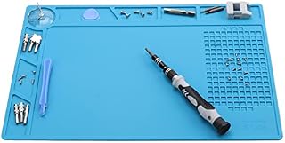 WiMas Silicone Soldering Mat, 500 Heat Resistant Non-Slip Silicone Repair Mat Flexible Electronics Repair Pad Work Repair Mat for Welding and Soldering Station