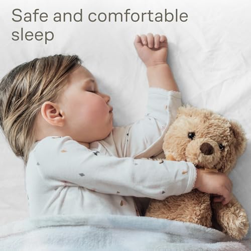 Image of Niagara 1 Pack Viscose Made from Bamboo 100% Waterproof Crib Mattress Protector, Soft Breathable Crib Mattress Protector with Deep Pocket, Crib Mattress Pad for Toddler and Baby (52x28, Beige)