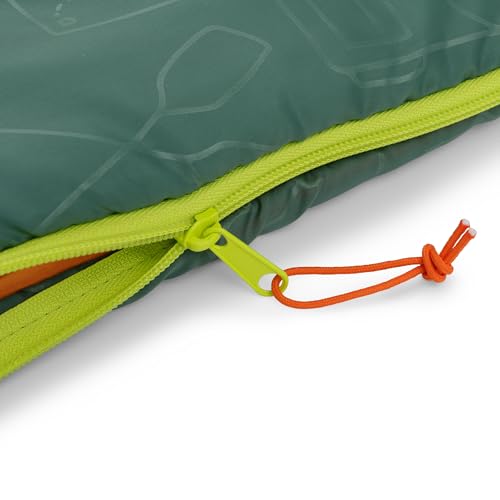 CORE bolsa de dormir juvenil para clima de 50 grados | Ligera y compacta para niños y niñas | Ideal para uso interior o exterior, camping, mochilero, senderismo y pijamadas | Perfecta para clima templado de 3 estaciones miniatura 5