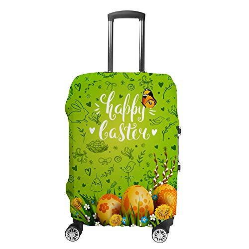 Housse de bagage verte motif papillon CHEHONG pour valise 18-32" résistant à l'eau