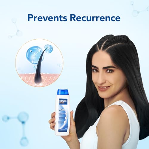 Image of Scalpe Pro Daily Anti-Dandruff Shampoo | Removes Dandruff from Source | Prevents Itching & Irritation | Scalpe Science | Climbazole Formulation | Dermatologically Tested | For Women & Men | 650ml
