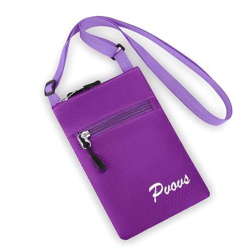 Crossbody Bag Phone Purse with 2 Zipper Mini Handbag Wallet Storage Organizer for Phone Cell Phones Coin Key Men Women