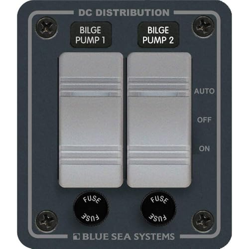 Panneau DC pour pompe de cale Blue Sea Systems Contura 8664, la qualité marine