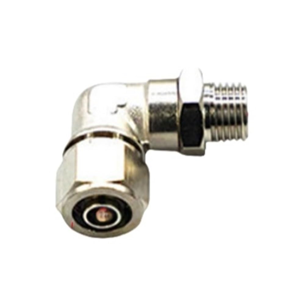 Pipe Hose Connector Pneumatic Connector Elbow Quick Thread Fitting, Male BSP Hose Tightening 1 piece(PL12-02)