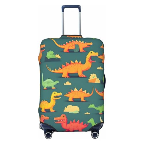 Many Small Dinosaur Print Luggage Suitcase Cover Protector Luggage Washable Covers With Concealed Zipper