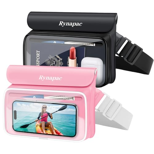IPX8 Waterproof Fanny Pack 2-Pack