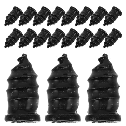 Garneck 50pcs Tire Repair Rubber Nail: Tire Rubber Screws Fast Tool - Self-Service Vacuum Tyre Plugs For Car Motorcycle Puncture Repair