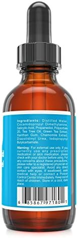 QRxLabs Salicylic Acid 20% Gel Peel - Alcohol-Free Formula With Tee Tree Oil And Green Tee Extract - Professional Grade Chemical Face Peel For Acne Treatment - Beta Hydroxy Acid - 1 Bottle