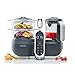 Babymoov Duo Meal Station Grey: Multi-Speed Baby Food Maker Steamer and Puree Blender, Baby Food Processor that warms & defrosts (Nutritionist Approved)