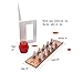 SCXCLY Wall Mounted Copper Ground Bar Kit, with 10 Terminal Positions,Copper Grounding Busbar Bar (.24