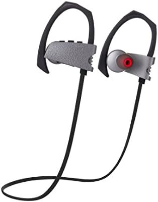 ISSIKI JAPAN Headphones Wireless in Ear Earbuds V4.1 Sports Sweatproof Earphones, Premium Sound with Bass Noise Reducing, Secure Fit Wireless Headset for Running, Workout and Gym (Gray)
