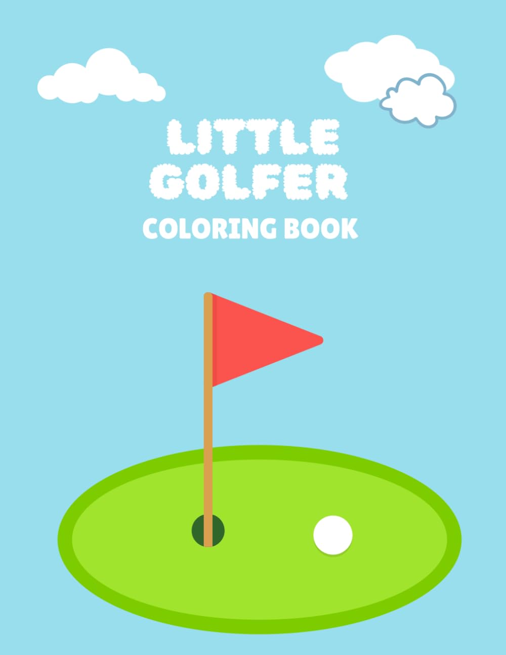Little Golfer Coloring Book